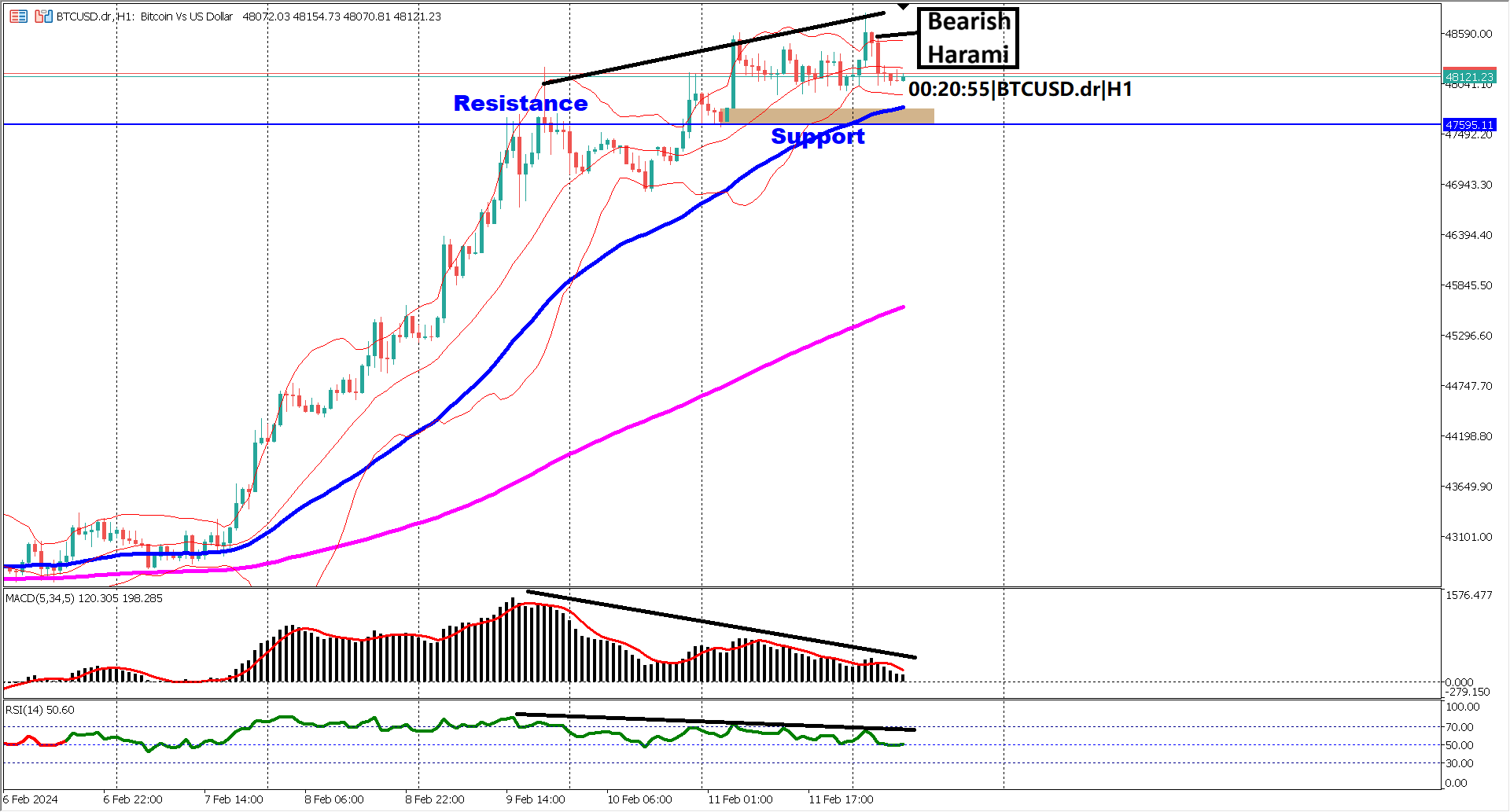 BTCUSD Soars 13% in a Week: Bullish Momentum Intact Amidst Market Surge!